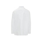 Burberry White Cotton Dress Shirt