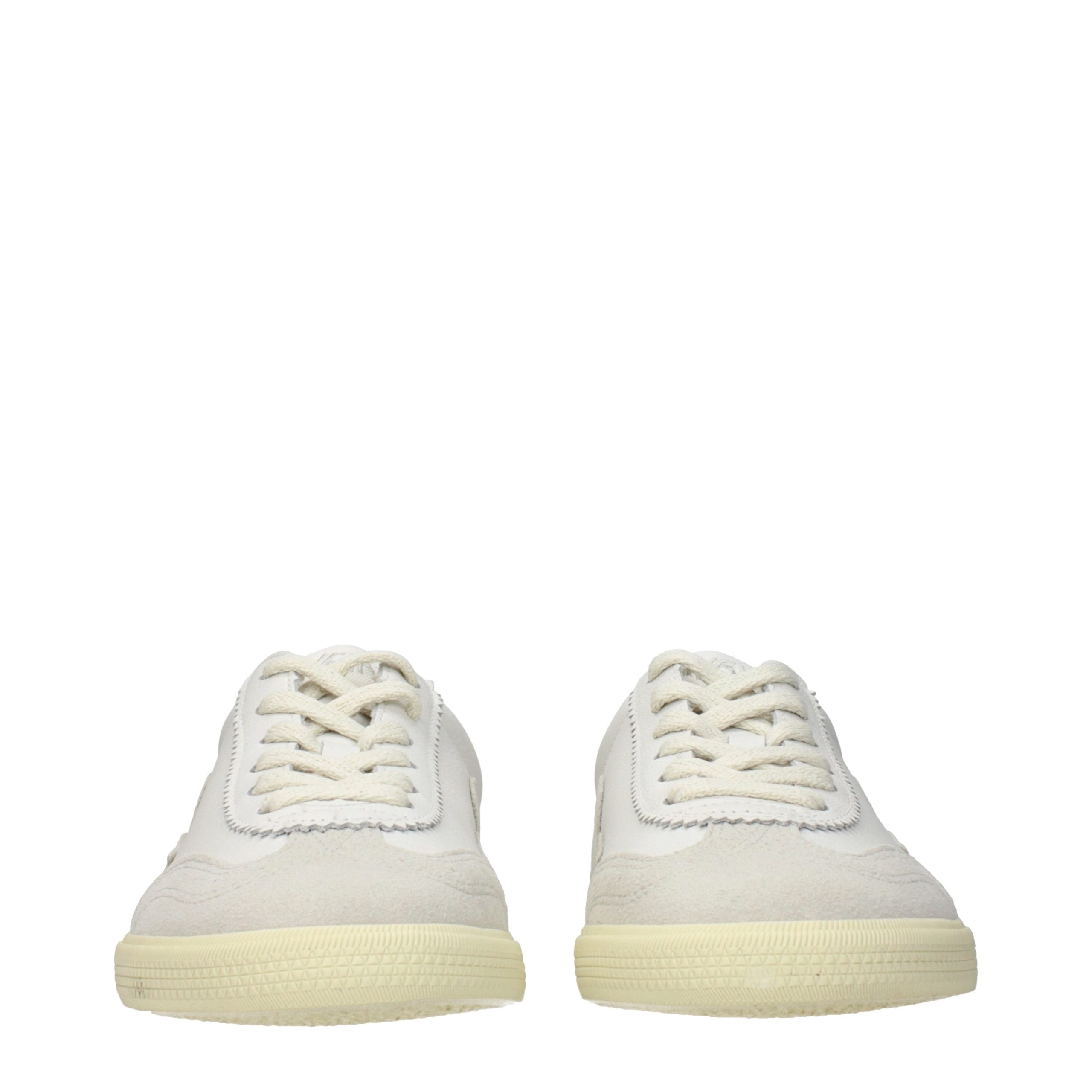 Veja Blue Leather Low Top Sneakers