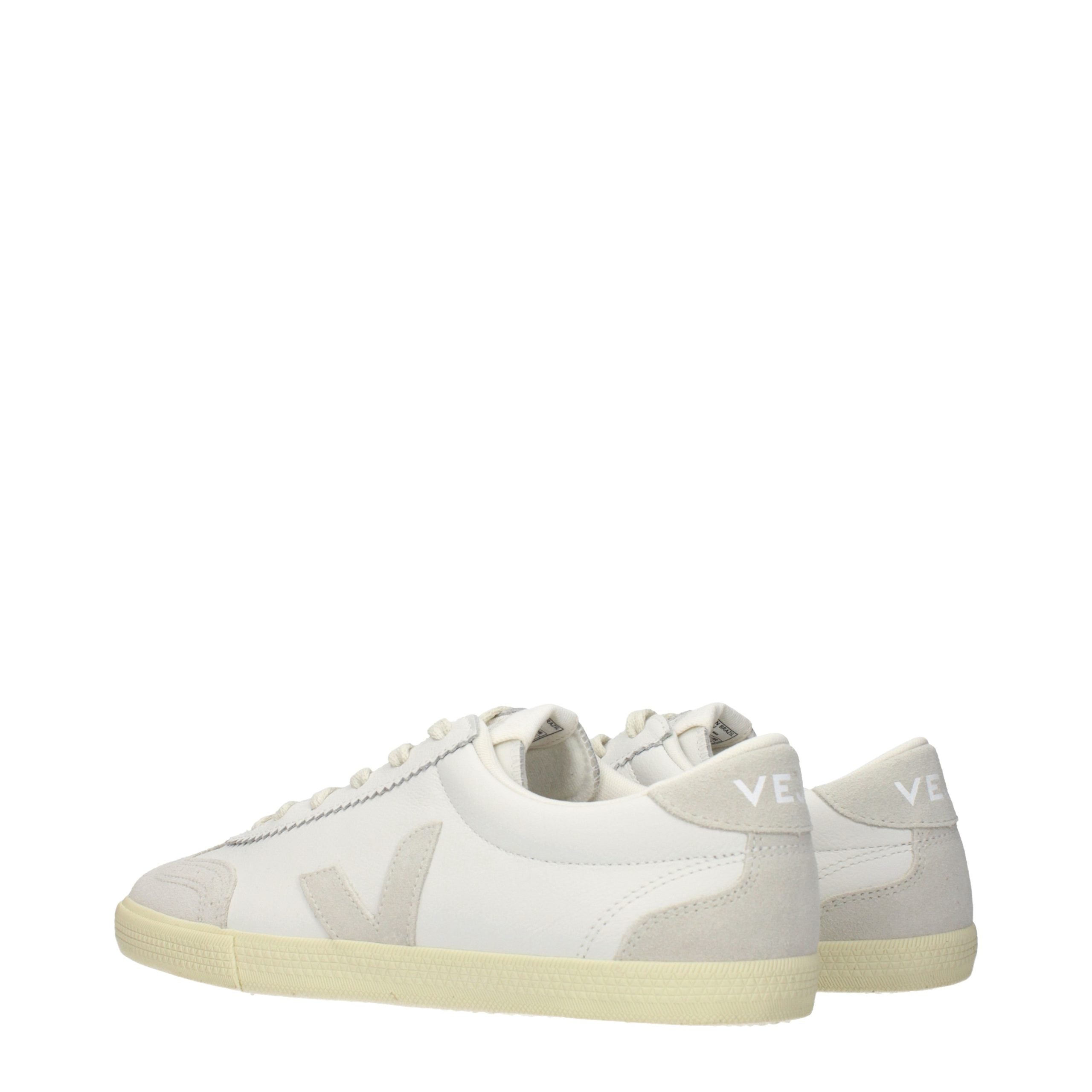 Veja Blue Leather Low Top Sneakers