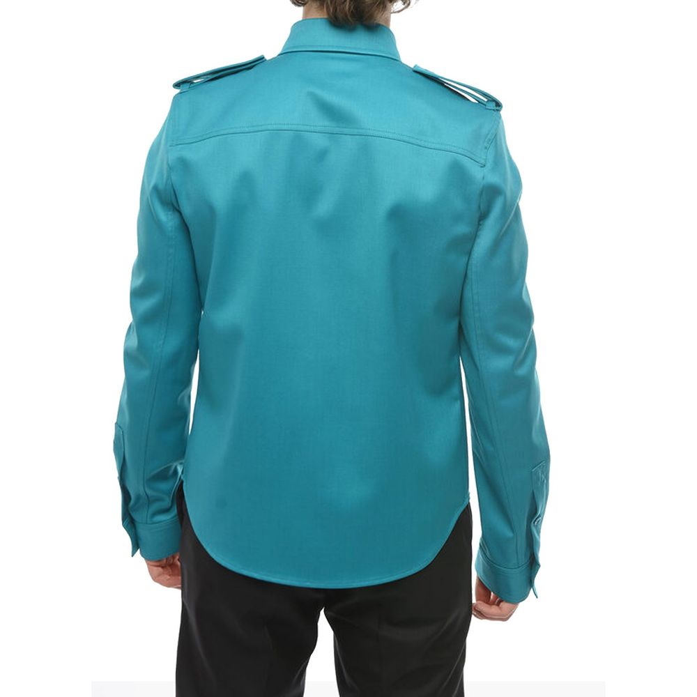 Bottega Veneta Bicolor Elastane Dress Shirt