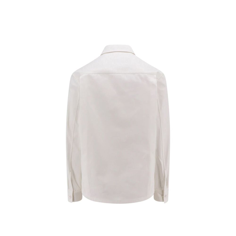 Jil Sander White Cotton Dress Shirt