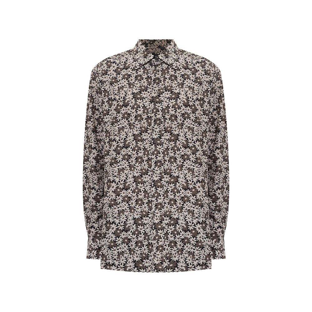 Tom Ford Bicolor Cotton Pattern Shirt