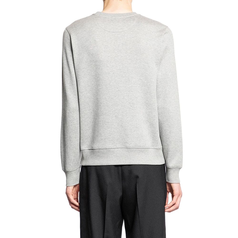 Valentino Gray Cotton Sweatshirt