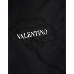 Valentino Black Nylon Bermuda Shorts