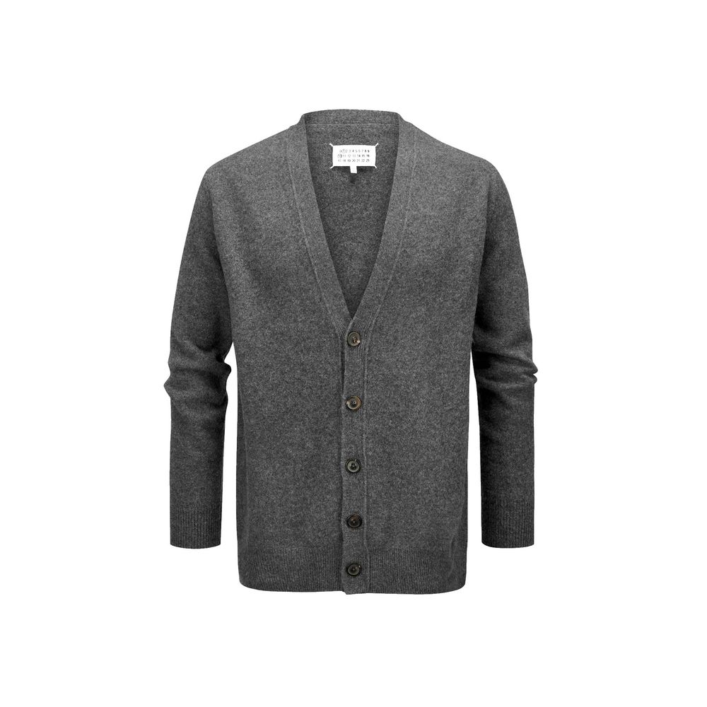 Maison Margiela Gray Wool Cardigan
