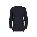 Thom Browne Blue Cotton Cardigan