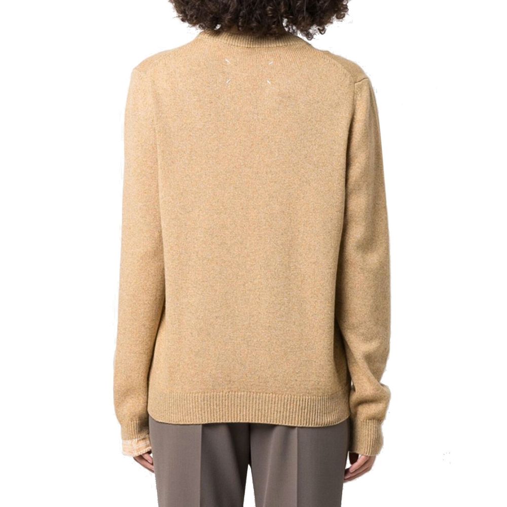 Maison Margiela Brown Cashmere Sweatshirt