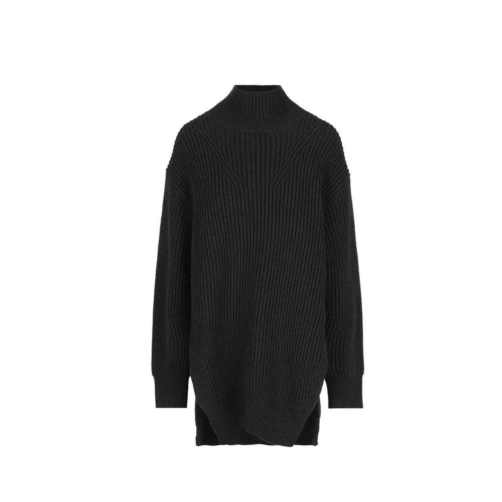 Jil Sander Black Wool Turtleneck