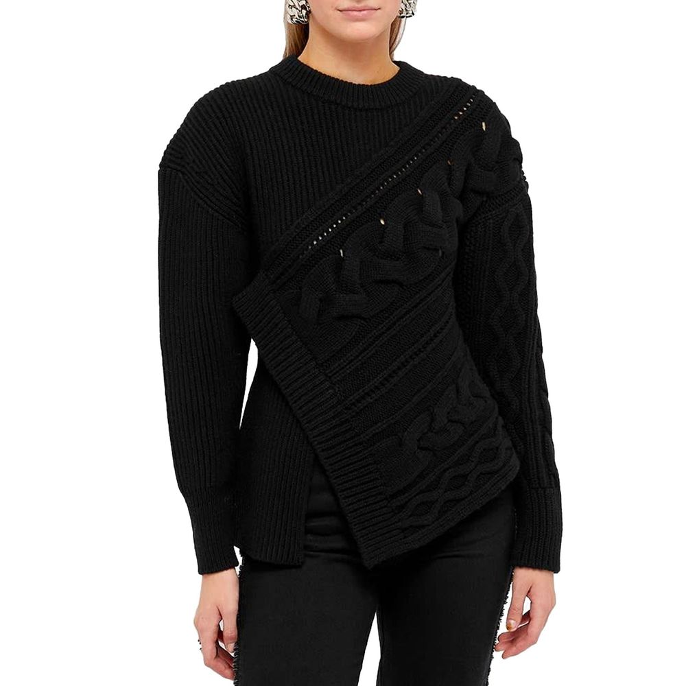 Alexander McQueen Black Wool Sweatshirt