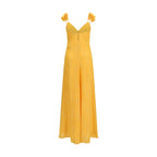 Forte_Forte Orange Viscose Casual Dress