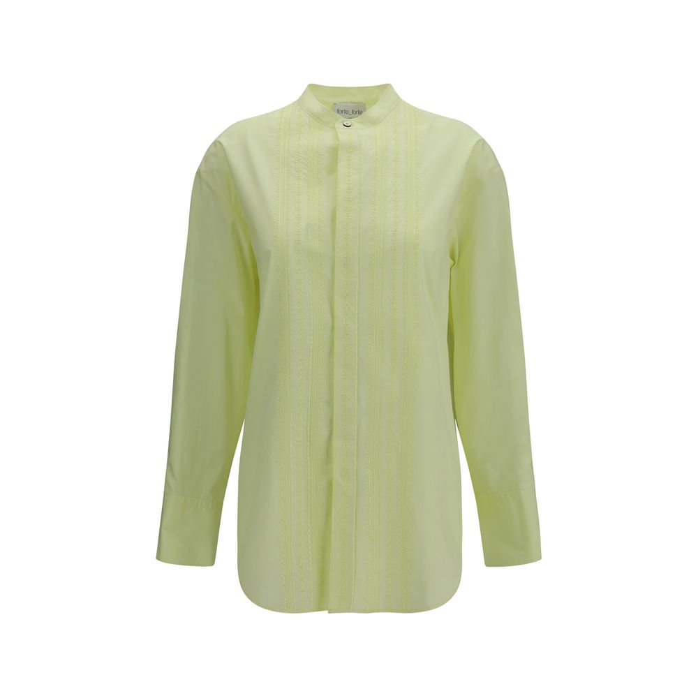Forte_Forte Bicolor Cotton Blouse