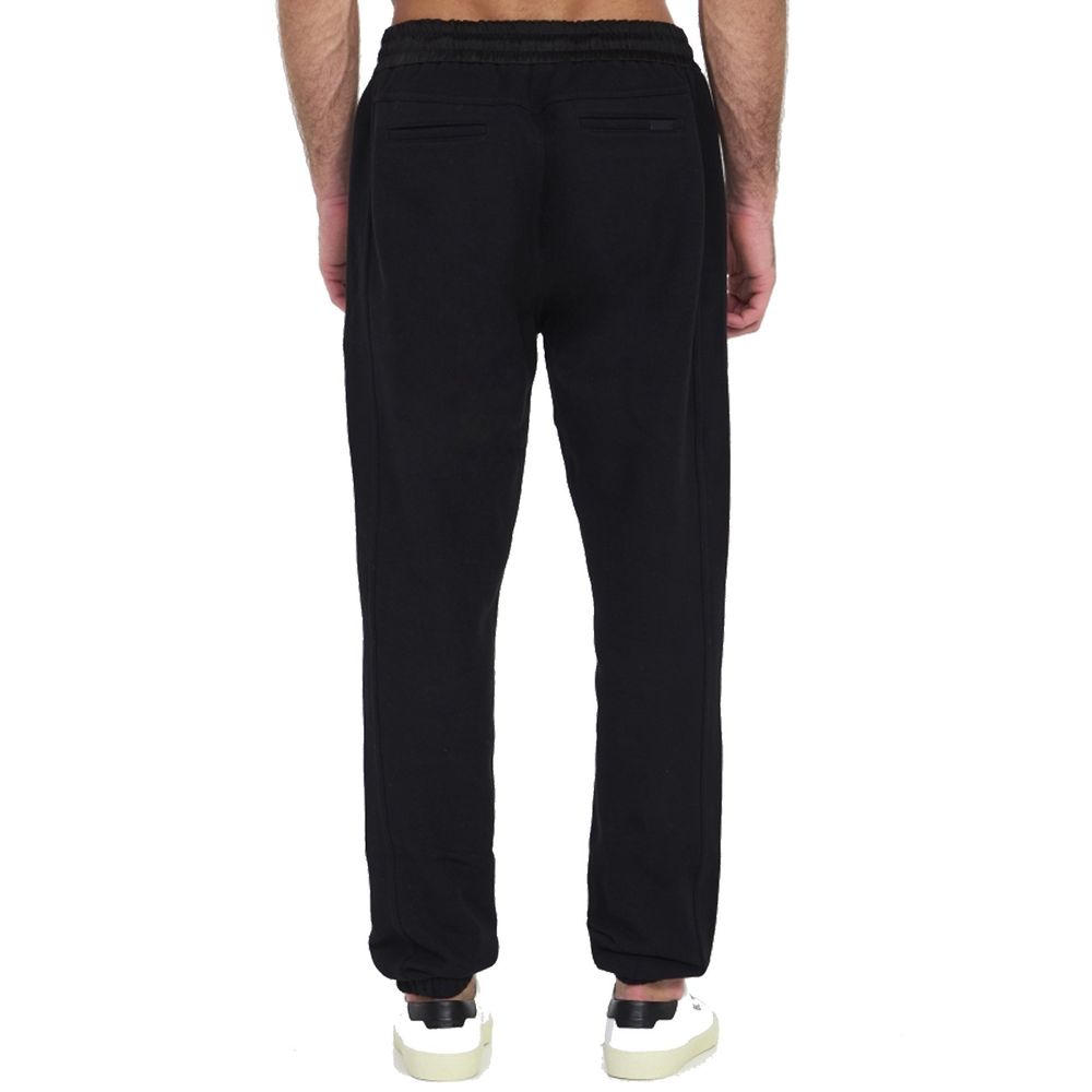 Saint Laurent Black Cotton Joggers (Workout Pants)