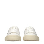 Veja White Leather Low Top Sneakers