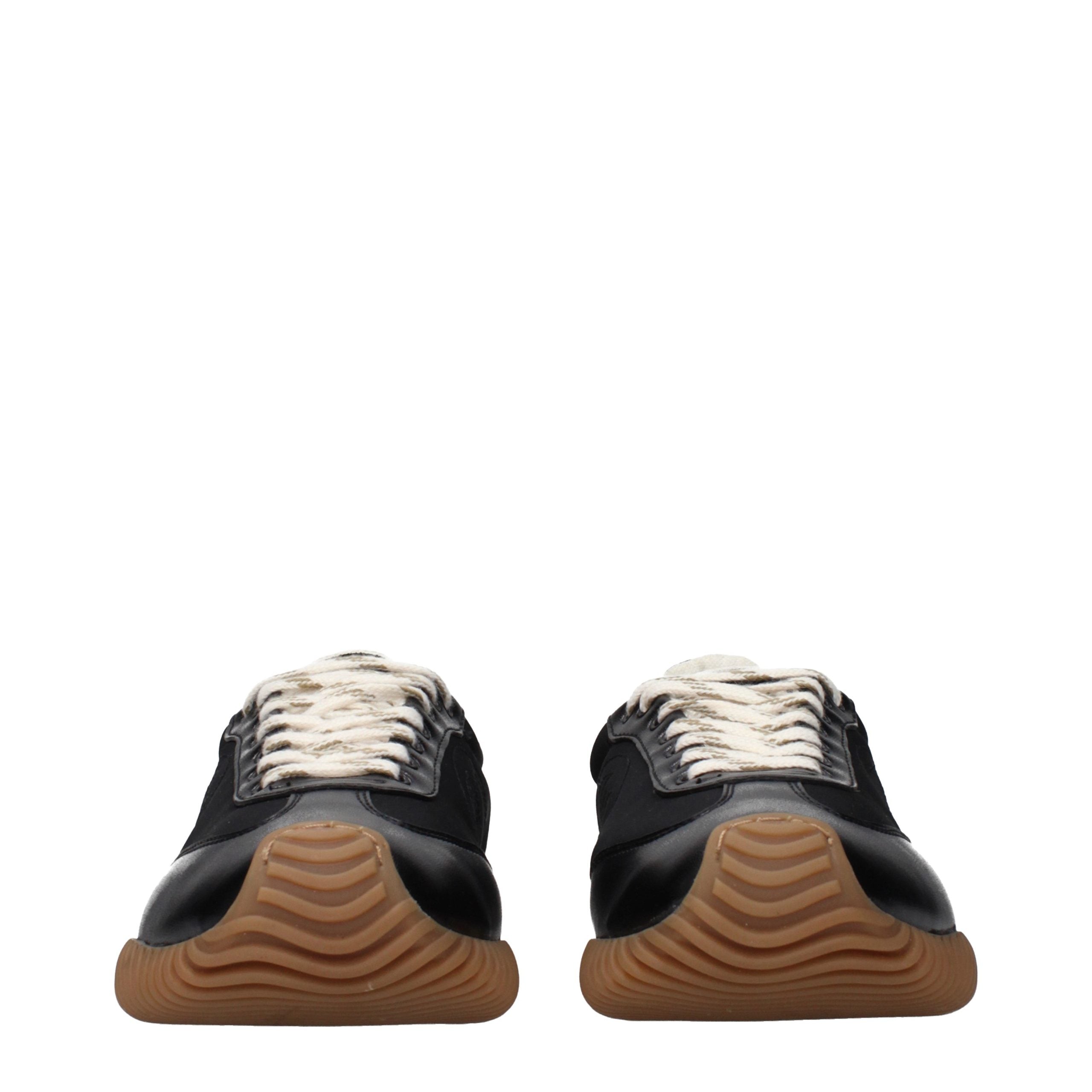 Stella McCartney Black Fabric Low Top Sneakers