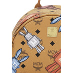 MCM Beige Lamb Ovis Aries Aries Backpack