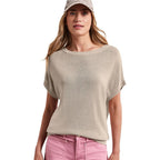 Street One Beige Viscose Sleeveles Sweater