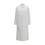 Balenciaga White Cotton Casual Dress