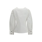 Ganni White Cotton Shirt