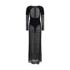 Marine Serre Black Polyamide Casual Dress