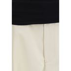 Darkpark Beige Cotton Casual Pants