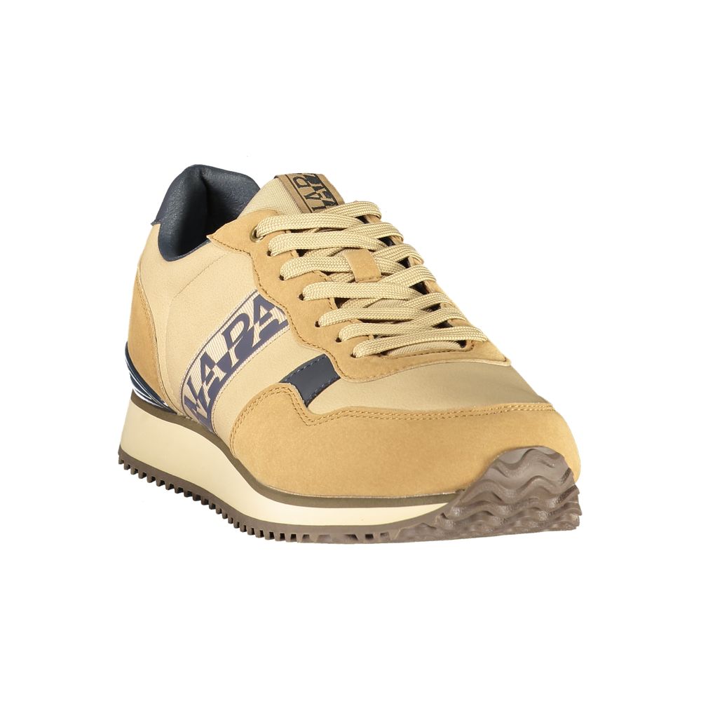 Napapijri Brown Fabric Men's Sneaker