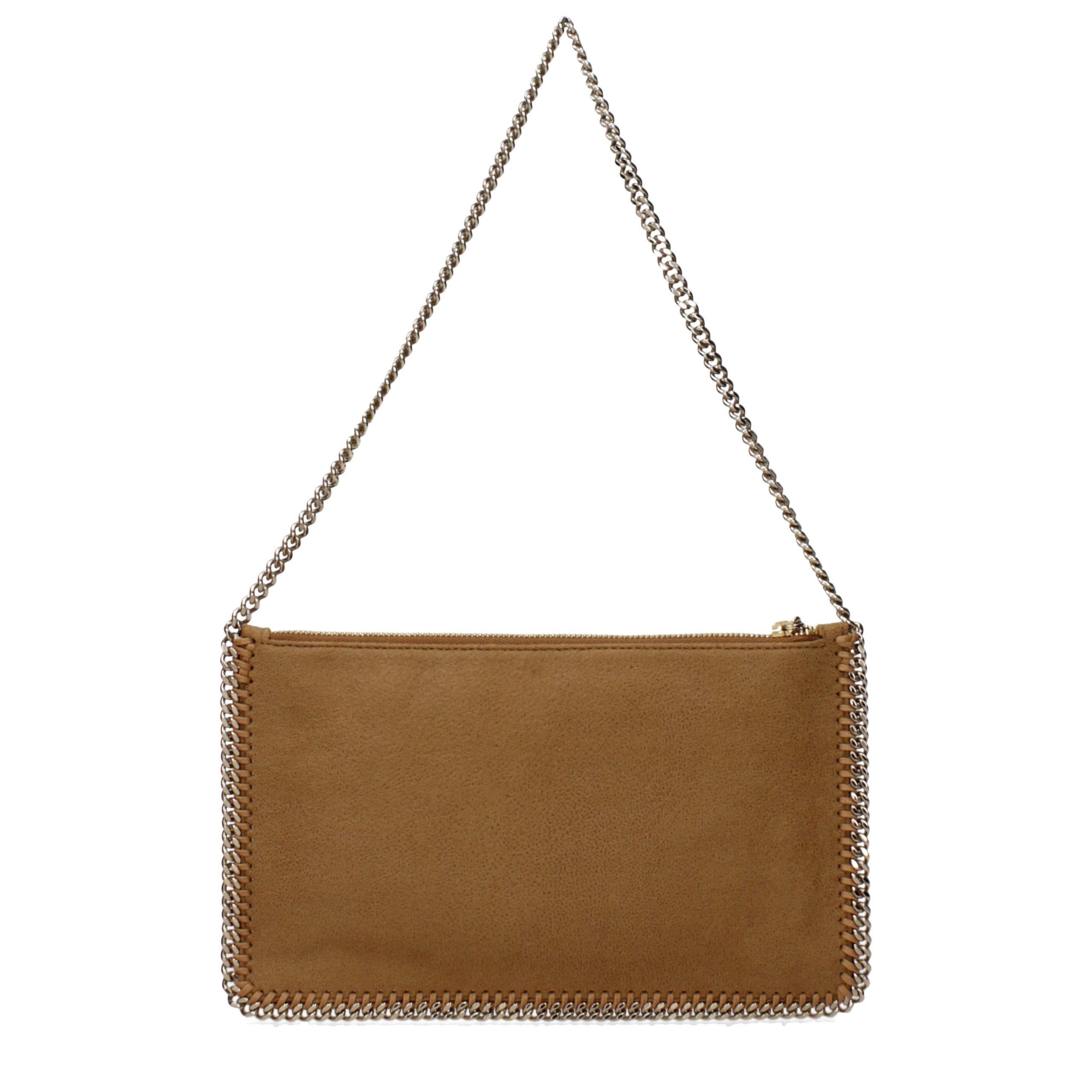 Stella McCartney Brown Leather Shoulder Bag