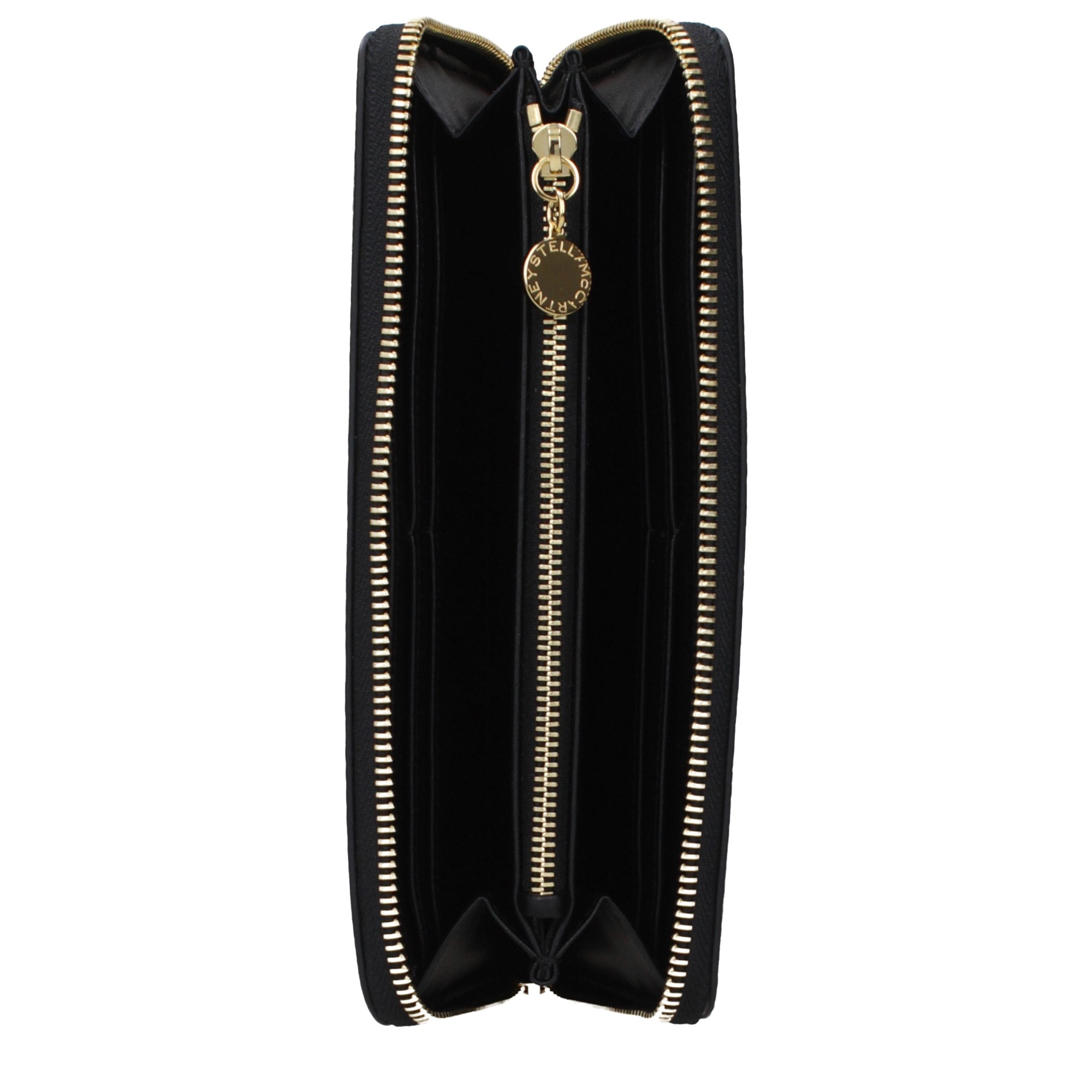 Stella McCartney Black Leather Wallet