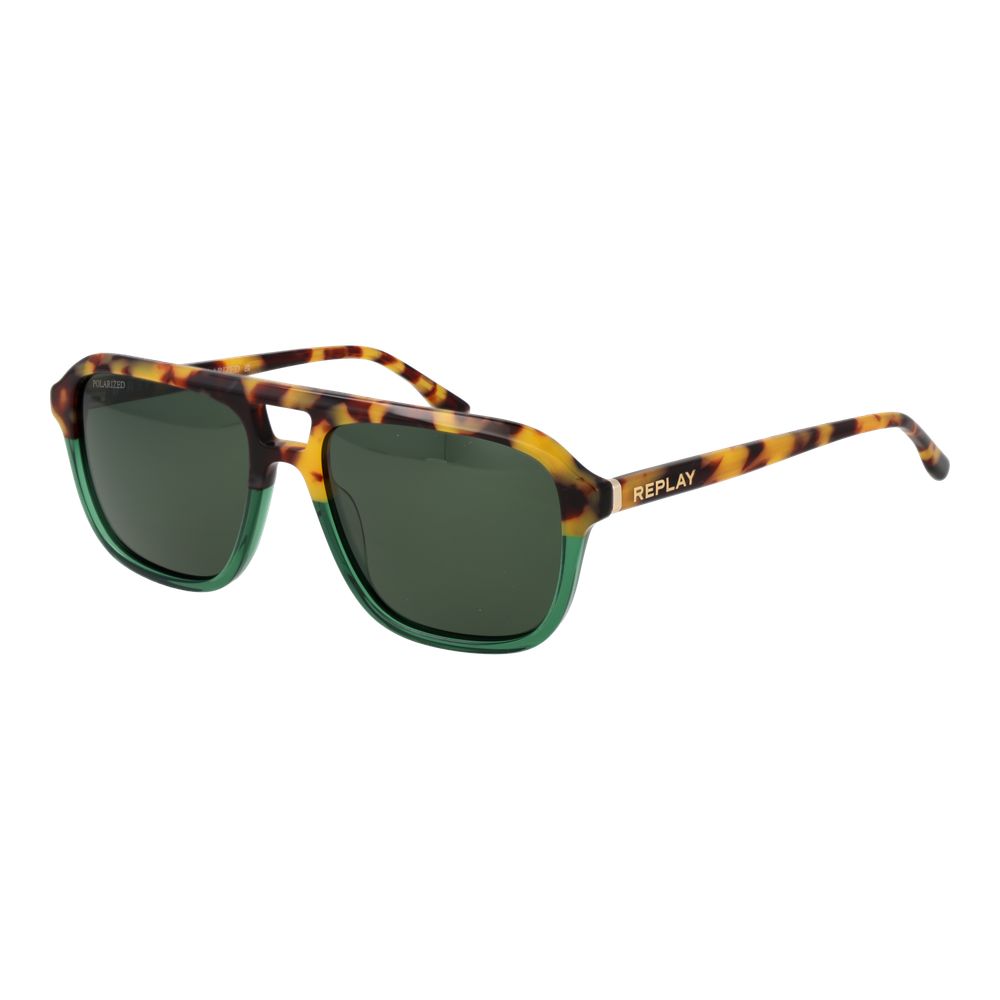 Replay Brown Acetate Sunglasses