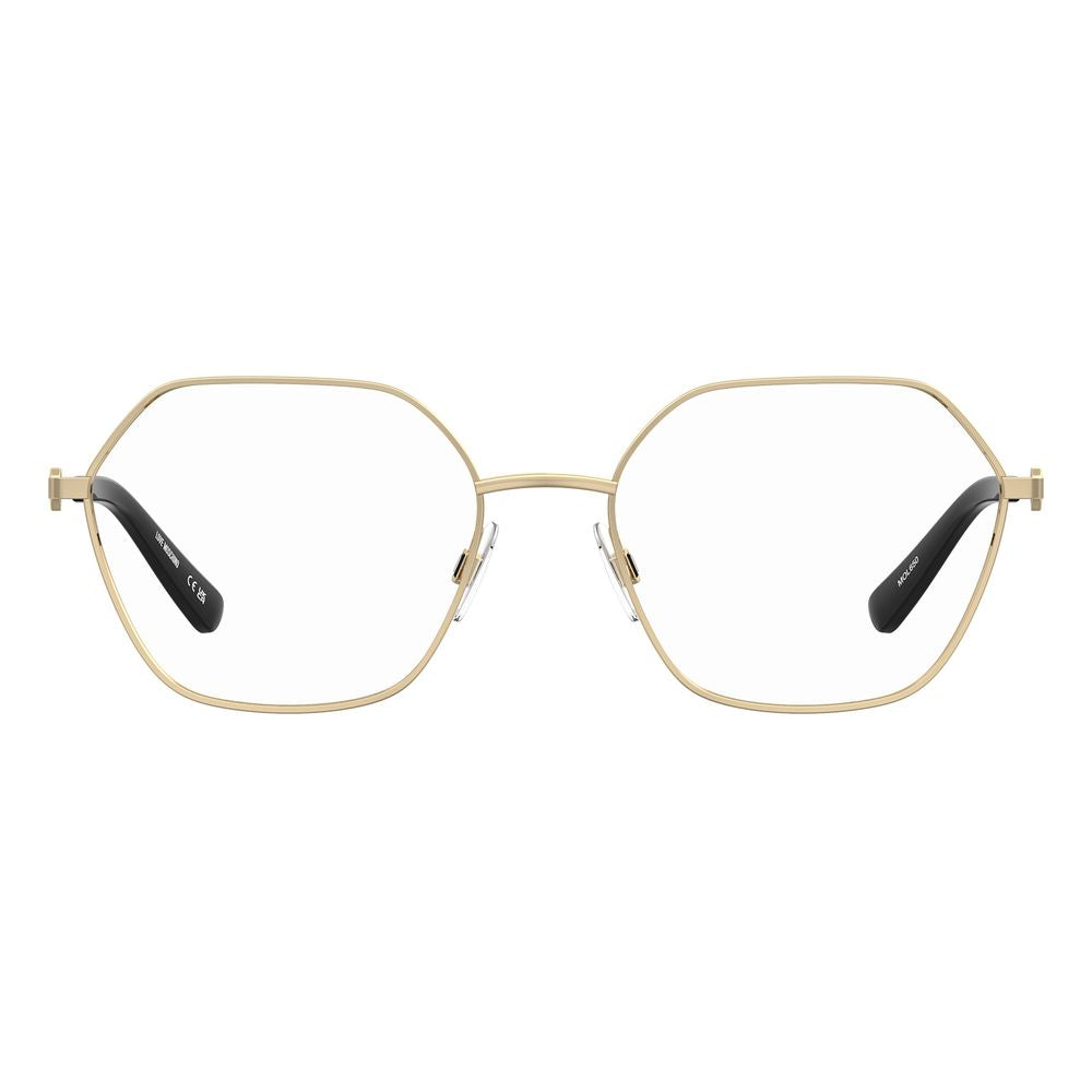 Love Moschino Gold Metal Glasses (Frames)