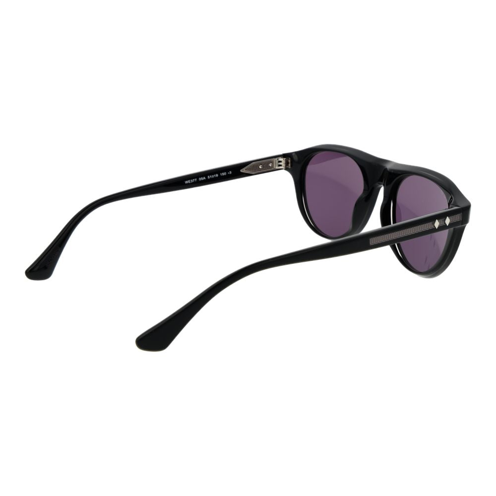 Web Black Plastic Sunglasses