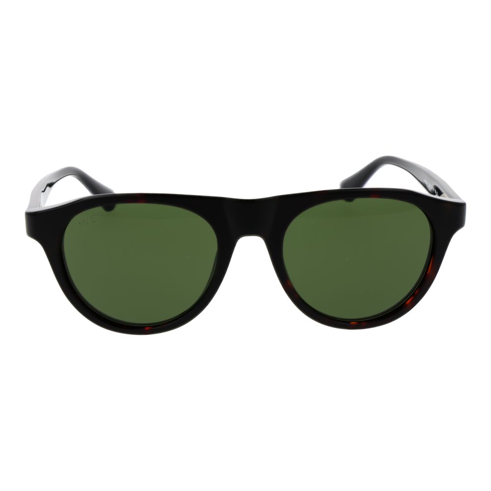 Web Brown Plastic Sunglasses