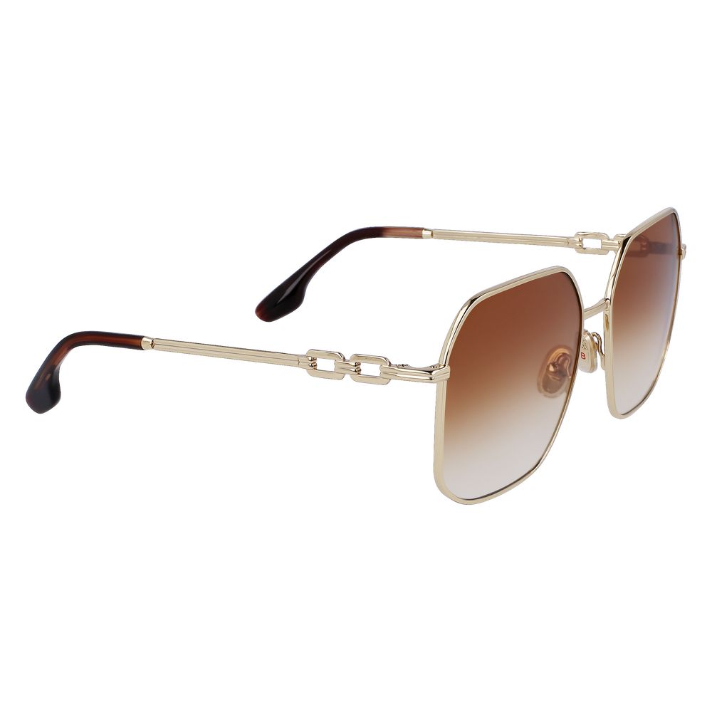 Victoria Beckham Gold Metal Sunglasses