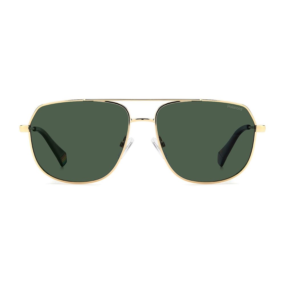 Polaroid Gold Metal Sunglasses