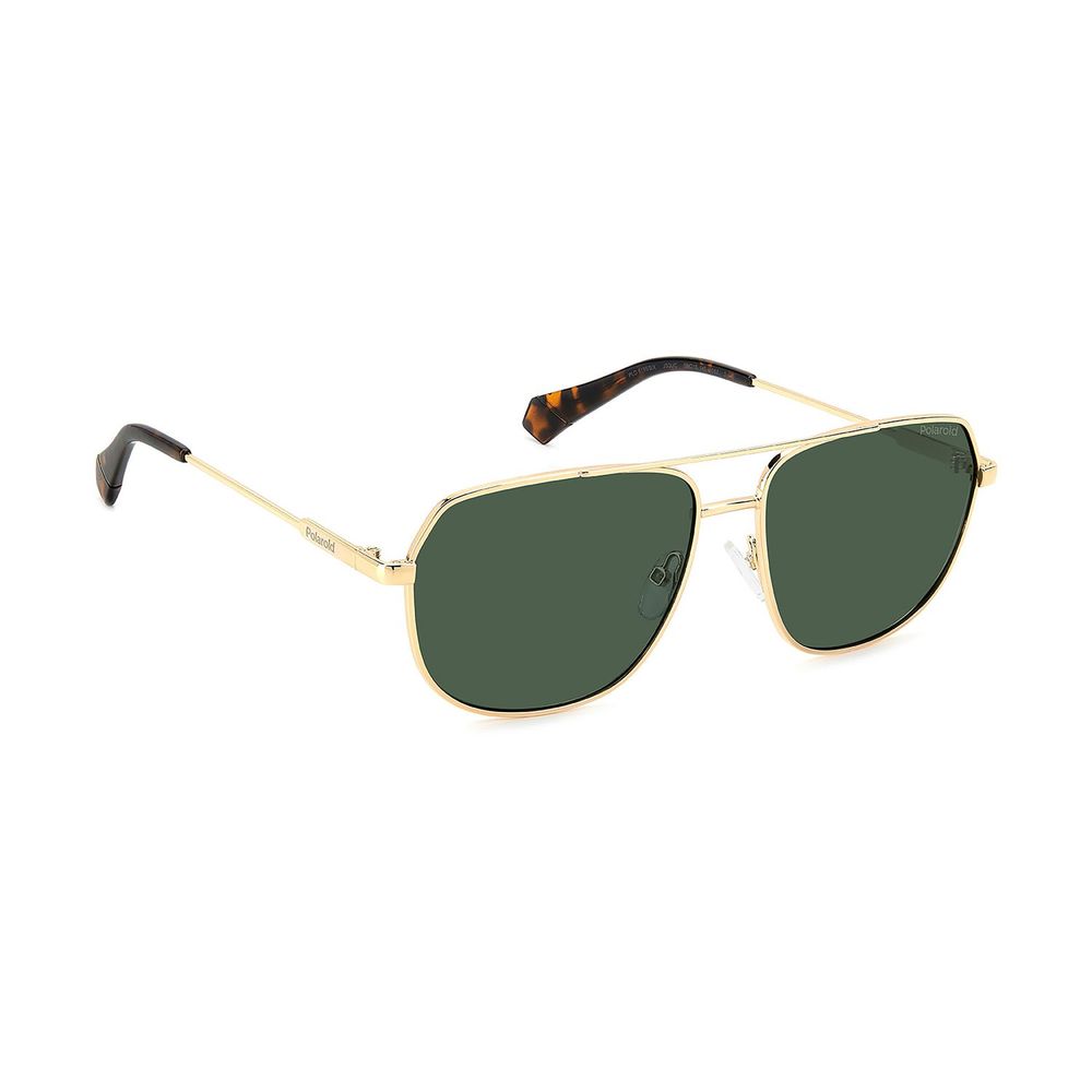 Polaroid Gold Metal Sunglasses