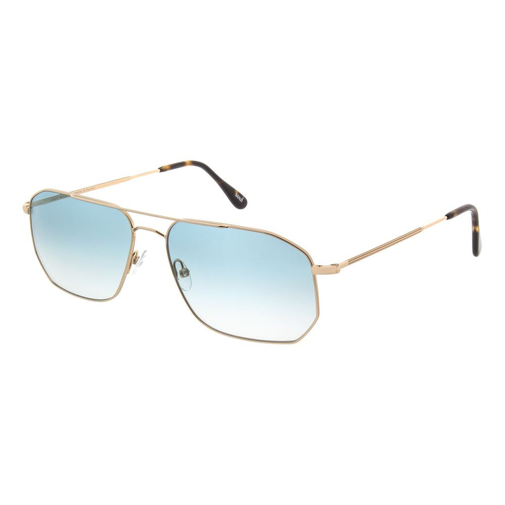 Andy Wolf Gold Metal Sunglasses