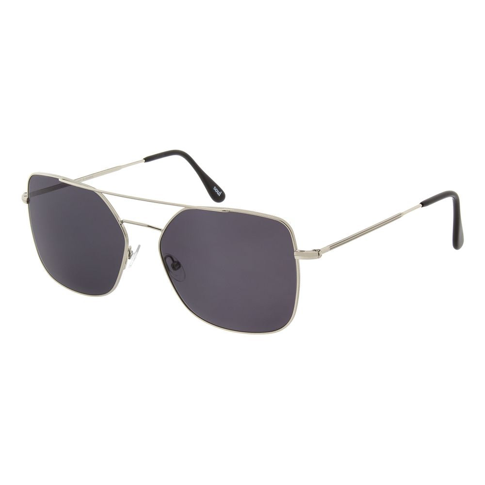 Andy Wolf Silver Metal Sunglasses