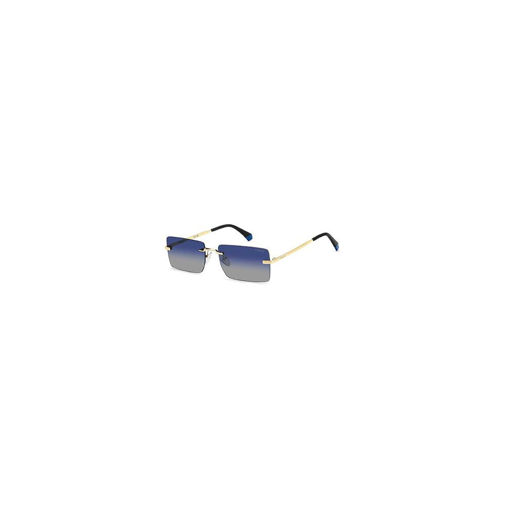 Polaroid Gold Metal Sunglasses