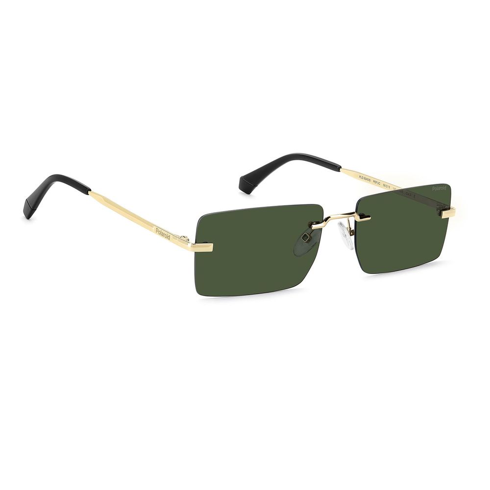 Polaroid Gold Metal Sunglasses