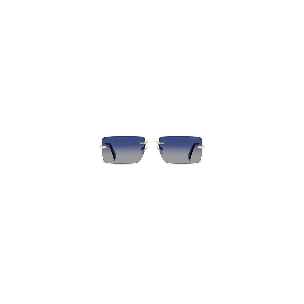 Polaroid Gold Metal Sunglasses