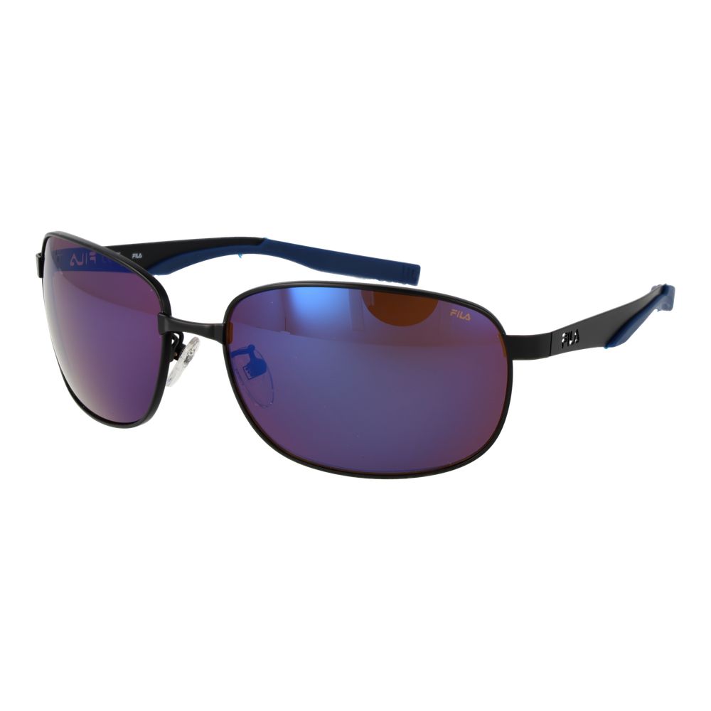 Fila Black Stainless Steel Sunglasses