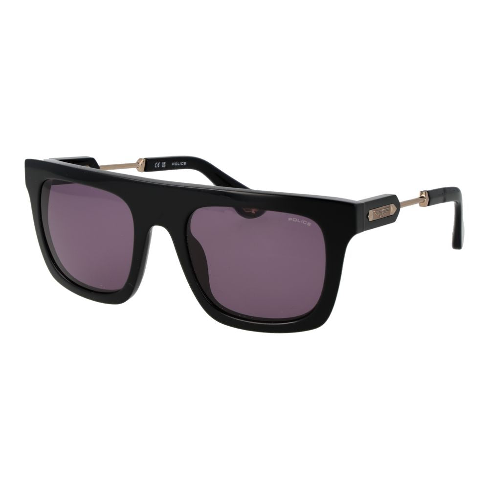 Police Black Cellulose Acetate Sunglasses