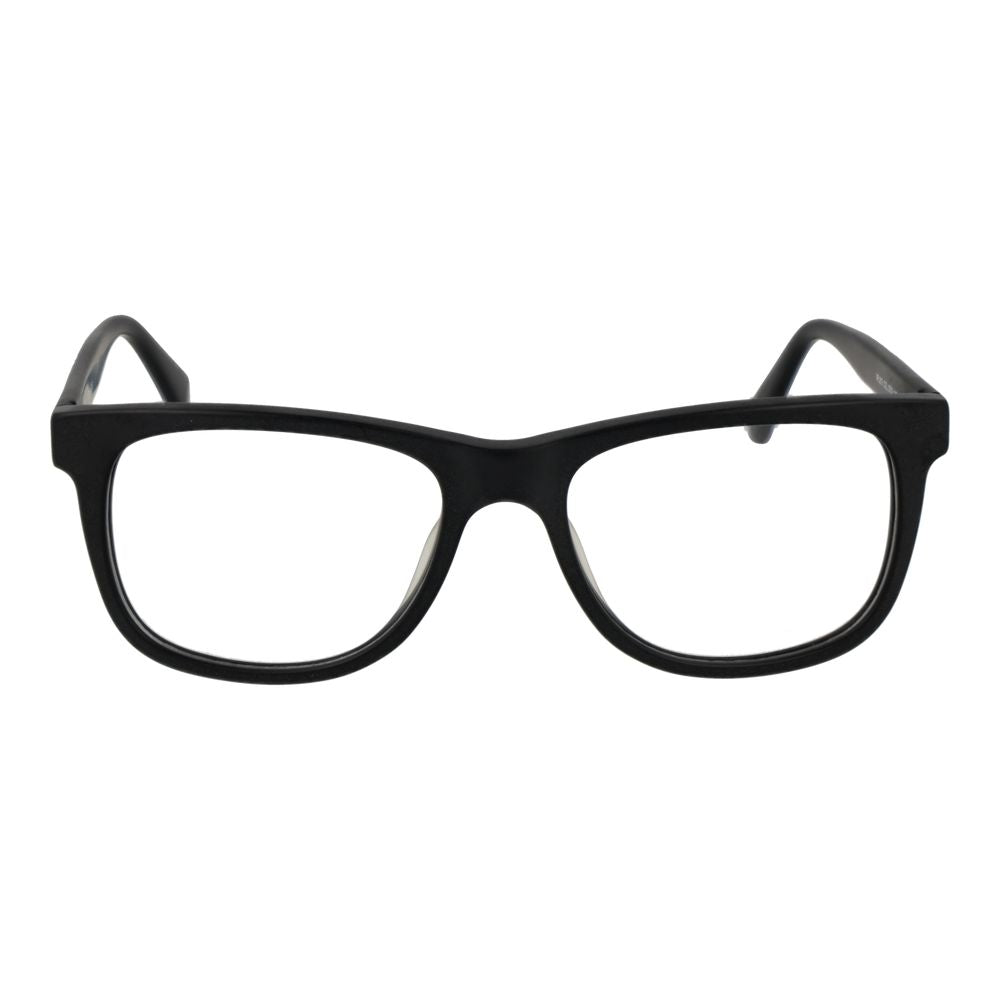 Police Black Cellulose Acetate Glasses (Frames)