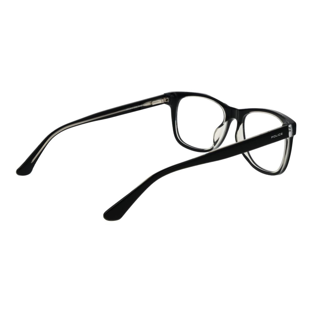 Police Black Cellulose Acetate Glasses (Frames)