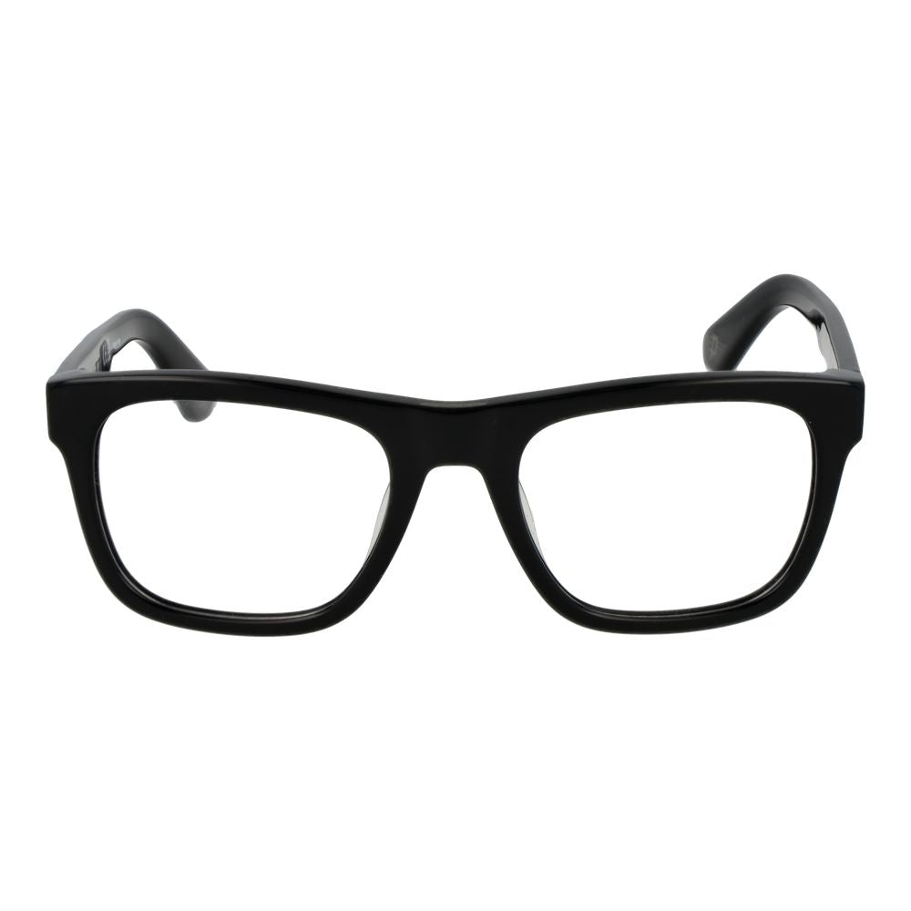 Police Black Cellulose Acetate Glasses (Frames)