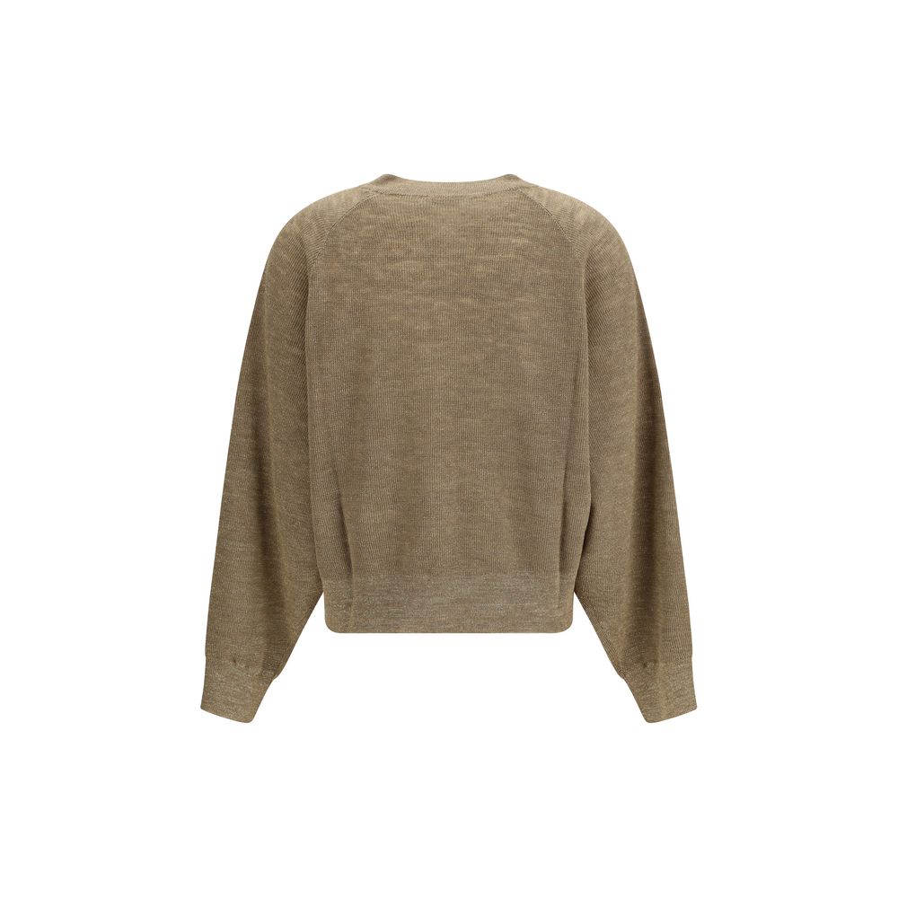 Brunello Cucinelli Beige Linen Cardigan