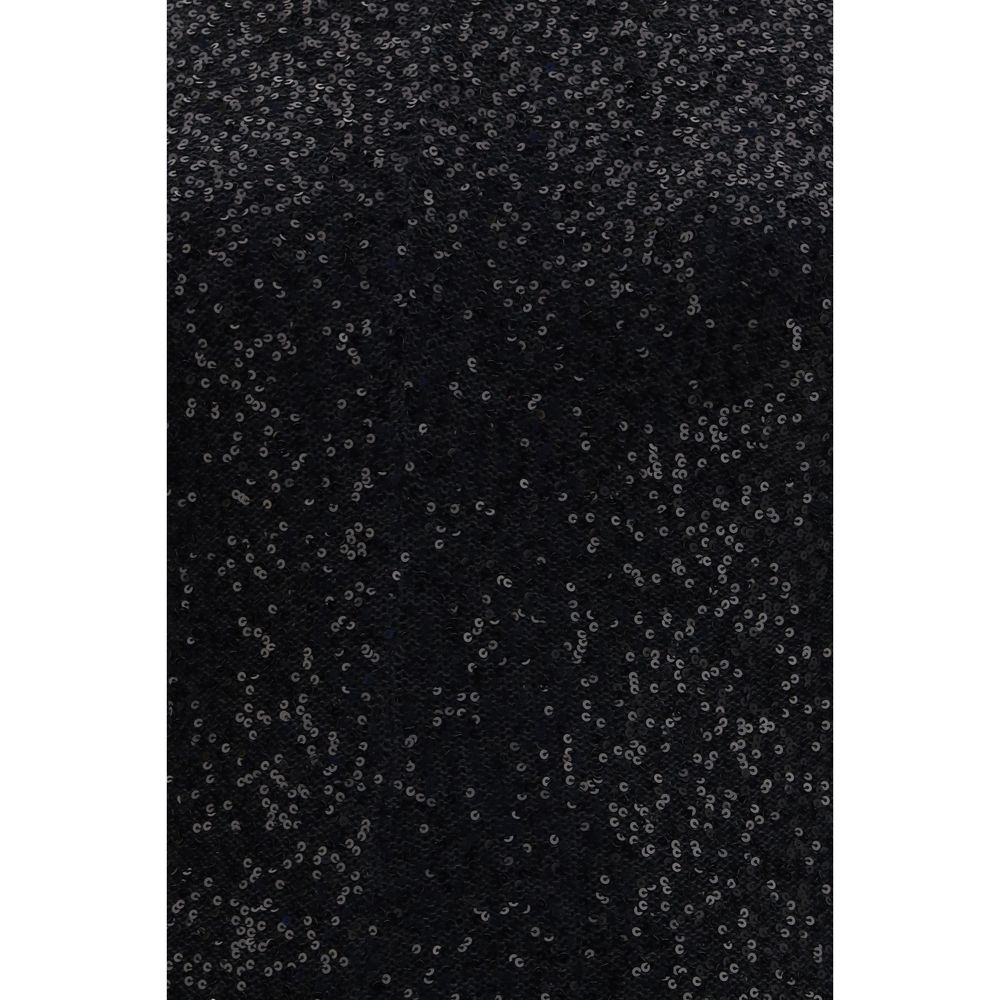 Brunello Cucinelli Black Linen Cocktail Dress