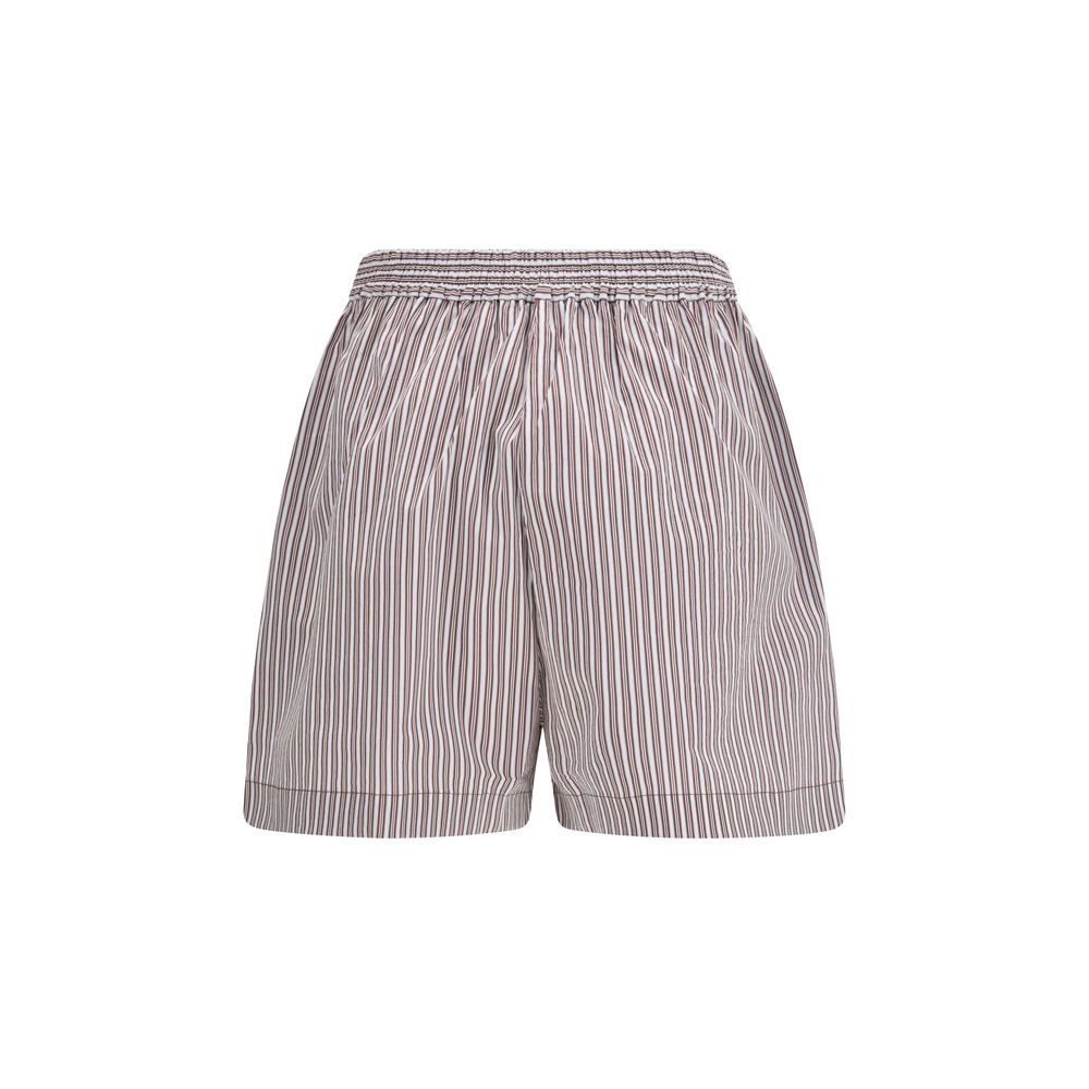 Brunello Cucinelli Multicolor Cotton Bermuda Shorts