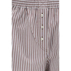 Brunello Cucinelli Multicolor Cotton Bermuda Shorts