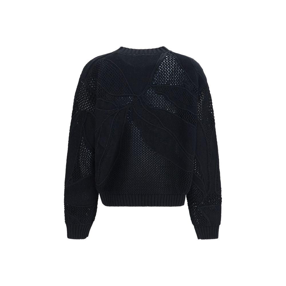 Max Mara Black Cotton Sweatshirt