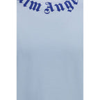 Palm Angels Blue Cotton T-Shirt